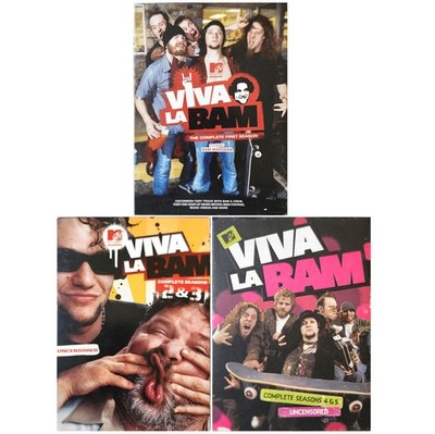 Viva La Bam Complete Series Seasons 1-5 DVD Raunchy Explicit Reality MTV Comedy