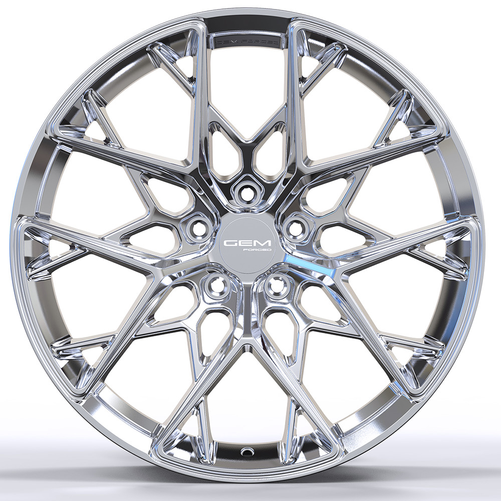 20" / 21" GEM Forged GL-01 Chrome Wheels for McLaren 720S (2016–2023)