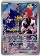 Pokemon Team Rocket's Murkrow Holofoil Destined Rivals [DRI - 200/182] NM