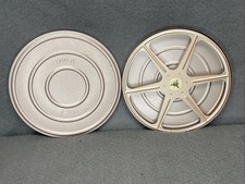 Empty 8mm Metal Film Reel w/ Canister - 7" Diameter Dual 8