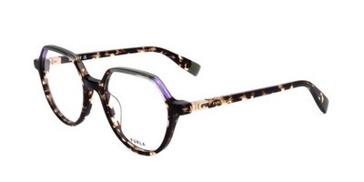 Furla Brille VFU497V Havana Honey Tatoo 50/18/135 Damen