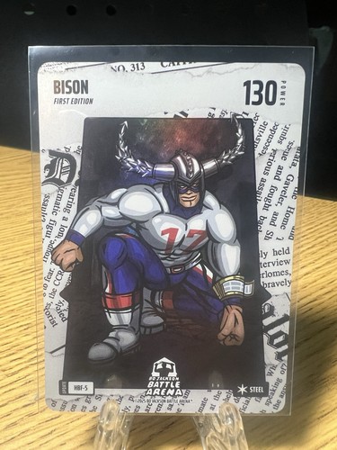Bison - Bo Jackson Battle Arena Headliner Battlefoil Steel HBF-5 `Josh Allen`