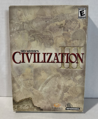 Sid Meier s Civilization III PC CIV 3 Windows Original Box and Packaging -Opened