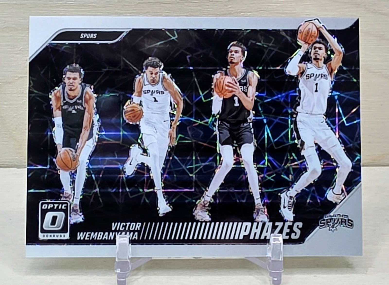 2024-25 PANINI DONRUSS OPTIC VICTOR WEMBANYAMA PHAZES SSP SPURS Case Hit