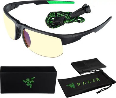 Gunnar Razer Edition Torpedo X  Blue Light Gaming & Computer Glasses Onyx/Amber