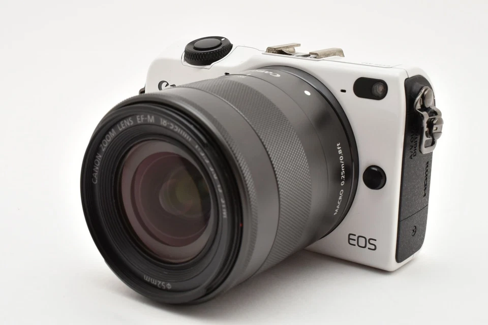 Canon EOS M2 White 18.0MP Mirrorless Digital Camera 18-55mm From JAPAN - Image 2 of 4