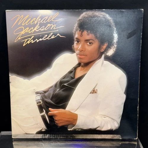 Michael Jackson Thriller Vintage Vinyl  LP Record Epic QE 38112 Gatefold EX