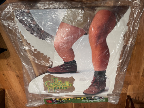 2001 THE CROCODILE HUNTER STEVE IRWIN LIFESIZE STANDUP STANDEE NEVER OPENED - Picture 2 of 3