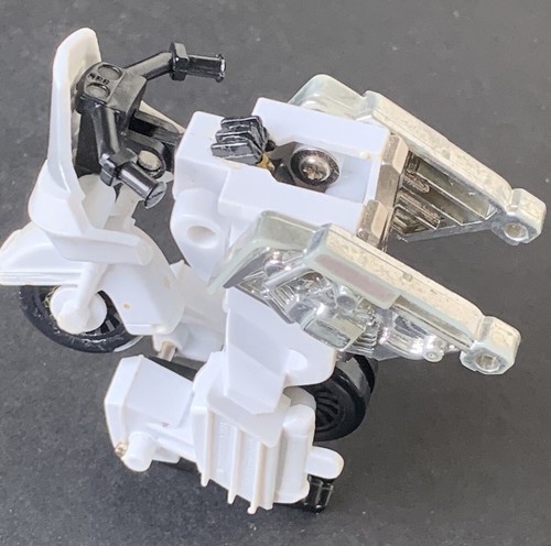 1986 Hasbro Takara Transformers G1 GROOVE Defensor White Motorcycle Figure - Picture 9 of 13