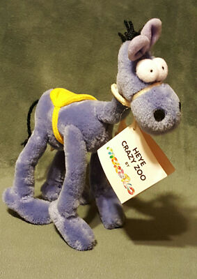 VTG 1995 FREDERICH W HEYE VERLAG PLUSH CRAZY ZOO HORSE BY MORDILLO 9'' TALL MWT
