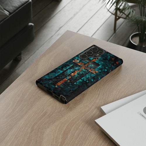 Phone Ink - Tough Case for iPhone Galaxy Pixel - Mosaic Christian Cross - 第 147/181 張圖片