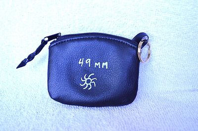 Ashcreek Trading 1 Filter Soft Vinyl Zippered Pouch 49 mm