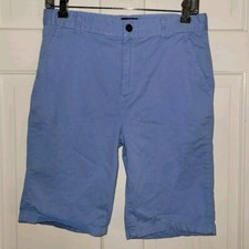 THE CHILDRENS PLACE carolina Blue Cotton Adjustable Bermuda Shorts. Youth 16
