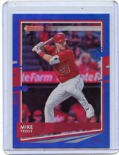 2020 DONRUSS #129 MIKE TROUT 