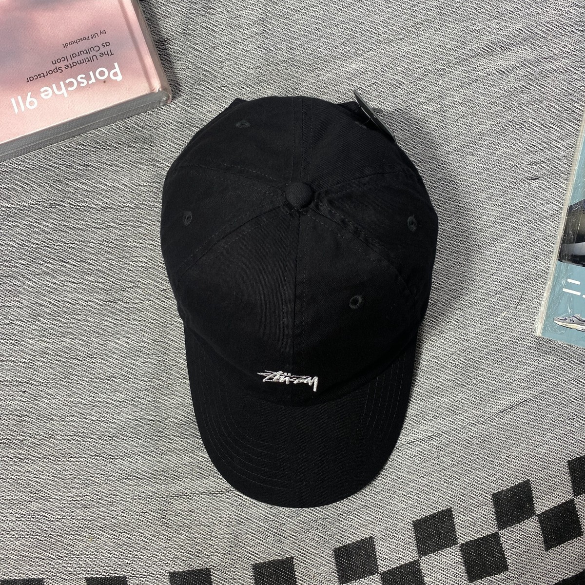 帽子 old stussy stock logo new ere 7 1/4 Stussy S 59Fifty New Era Fitted Cap Size 7 1/4 Navy Blue