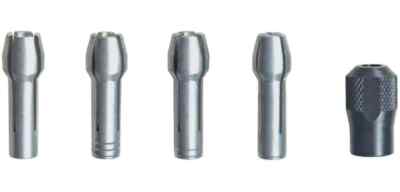Dremel Collet Nut Set, 1/8, 3/32, 1/16, 1/32, 5 Pc set #4485  NEW