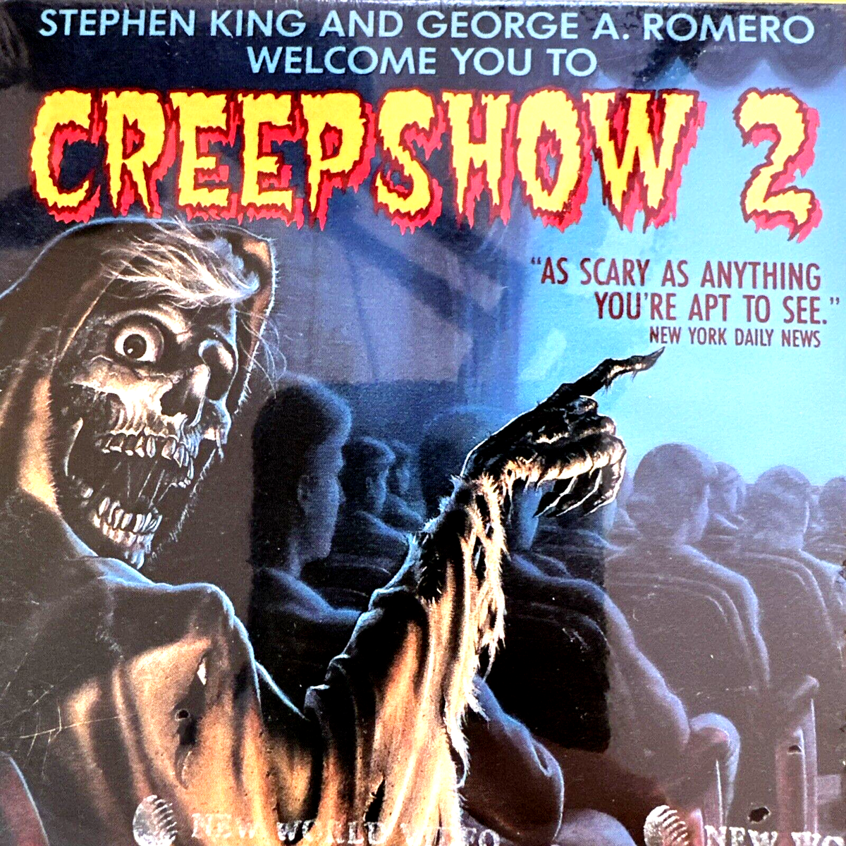 CREEPSHOW 2 VHS 1987 Stephen King George Romero Horror Tape