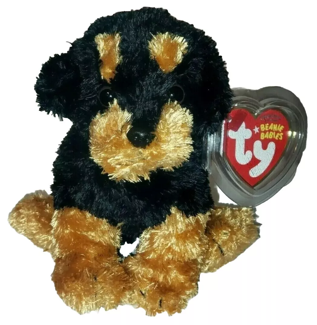 Ty Beanie Baby BRUTUS the Rottweiler Dog 2006 Version 7 Inch