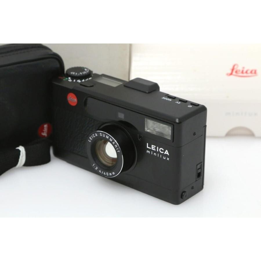 LEICA - Leica minilux ブラック SUMMARIT 40mm f2.4 EXC+5 Leica minilux Black SUMMARIT 40mm f/2.4, Box, Manual