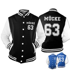 Mens College Baseball Jacket Mosquito 63 Buddy Hill Old School Movie S-XXL MK1016CJ