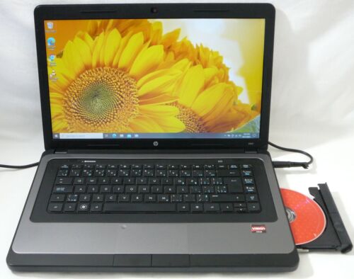 Laptop HP 15.6 4GB Windows 10 Webcam Core Win DVD±RW WiFi Computer PC AMD Radeon - Picture 1 of 12