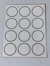 AJs Twinn-K Vintage 1/10 1/8 RC Number Meatball Sticker Decal Sheet NEW NOS VTG