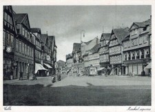 Postcard MON Celle Market square Building Window Tints and shades House AA12703