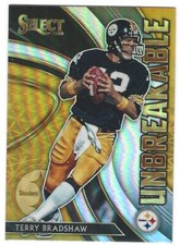 TERRY BRADSHAW 2020 SELECT UNBREAKABLE SILVER PRIZM STEELERS LOUISIANA TECH D2