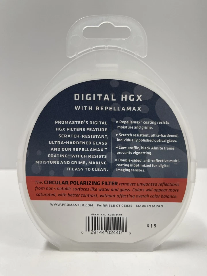 Promaster Digital HGX 62mm CPL Code 2440 - Image 2 of 4