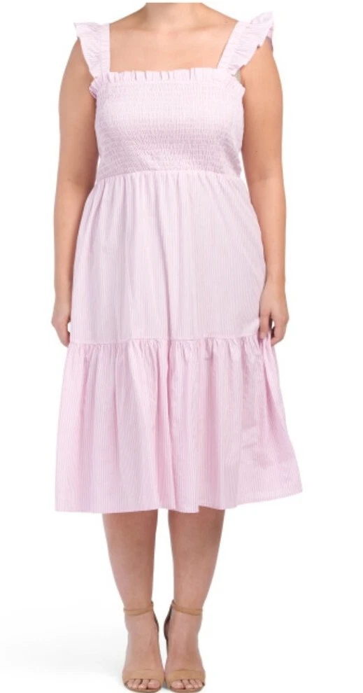 Eloquii hotsell striped dress