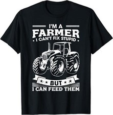 NEW! Funny Farming Tractor I'm A Farmer Gift I Feed People T-Shirt - MADE IN USA