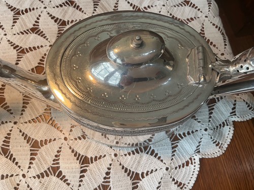 Antique 1903 coffee & tea set tea coffee pots sugar bowl, jug Walker & Hall EPNS - Picture 12 of 20