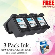 3 Pack 63XL Black Ink Cartridge For HP Envy 4512 4520 OfficeJet 3830 4650 5255