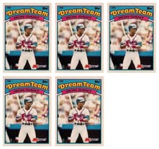 (5) 1989 Topps K-Mart Dream Team Baseball #2 Ron Gant Lot Atlanta Braves