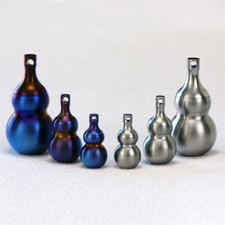 Pure Titanium Waterproof Pill Case Holder Organizer Container EDC Keychain Gift