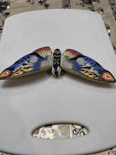 Rainbow Mothra Bandai Creation 10” Figure RARE VINTAGE Godzilla Desghidorah - Picture 18 of 24