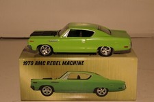 Johnny Lightning 1:64 Scale Tin Metal Box, 1970 AMC Rebel Machine