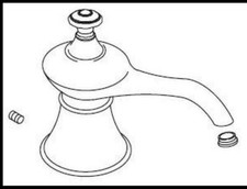 Kohler Brushed Nickel Roman Tub Spout w/Set Screw ONLY K-76182-BN DISPLAY