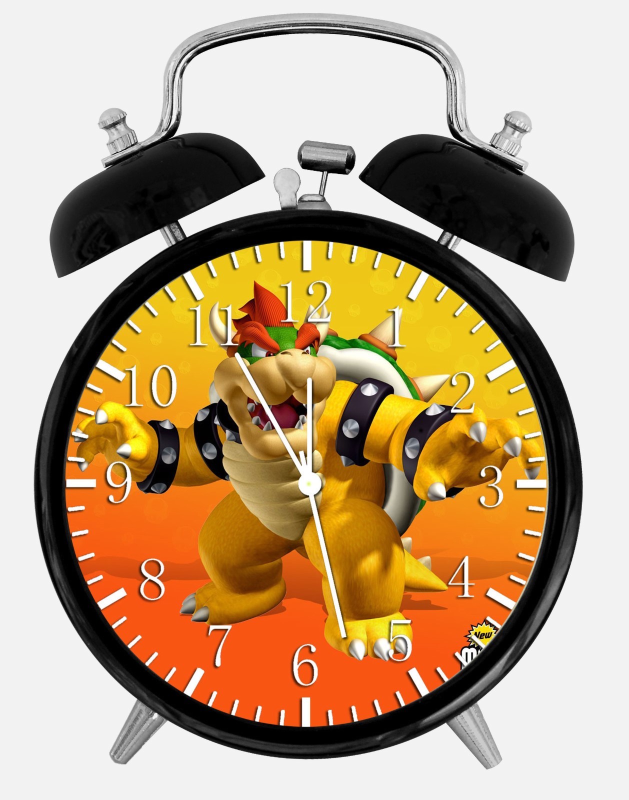 Super Mario Bowser Alarm Desk Clock 3.75" Home or Office Decor Z151 Nice Gift