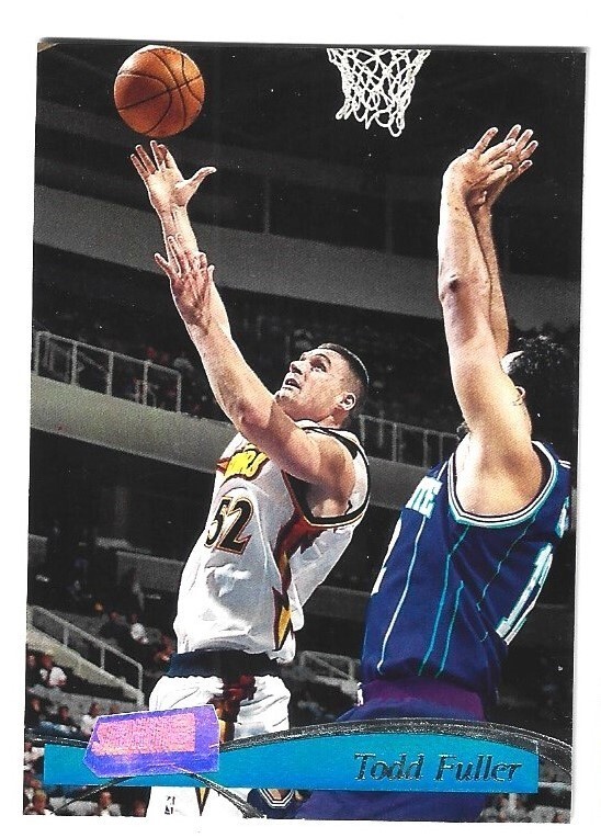 1997-98 Stadium Club Basketball Todd Fuller #58 NRMT