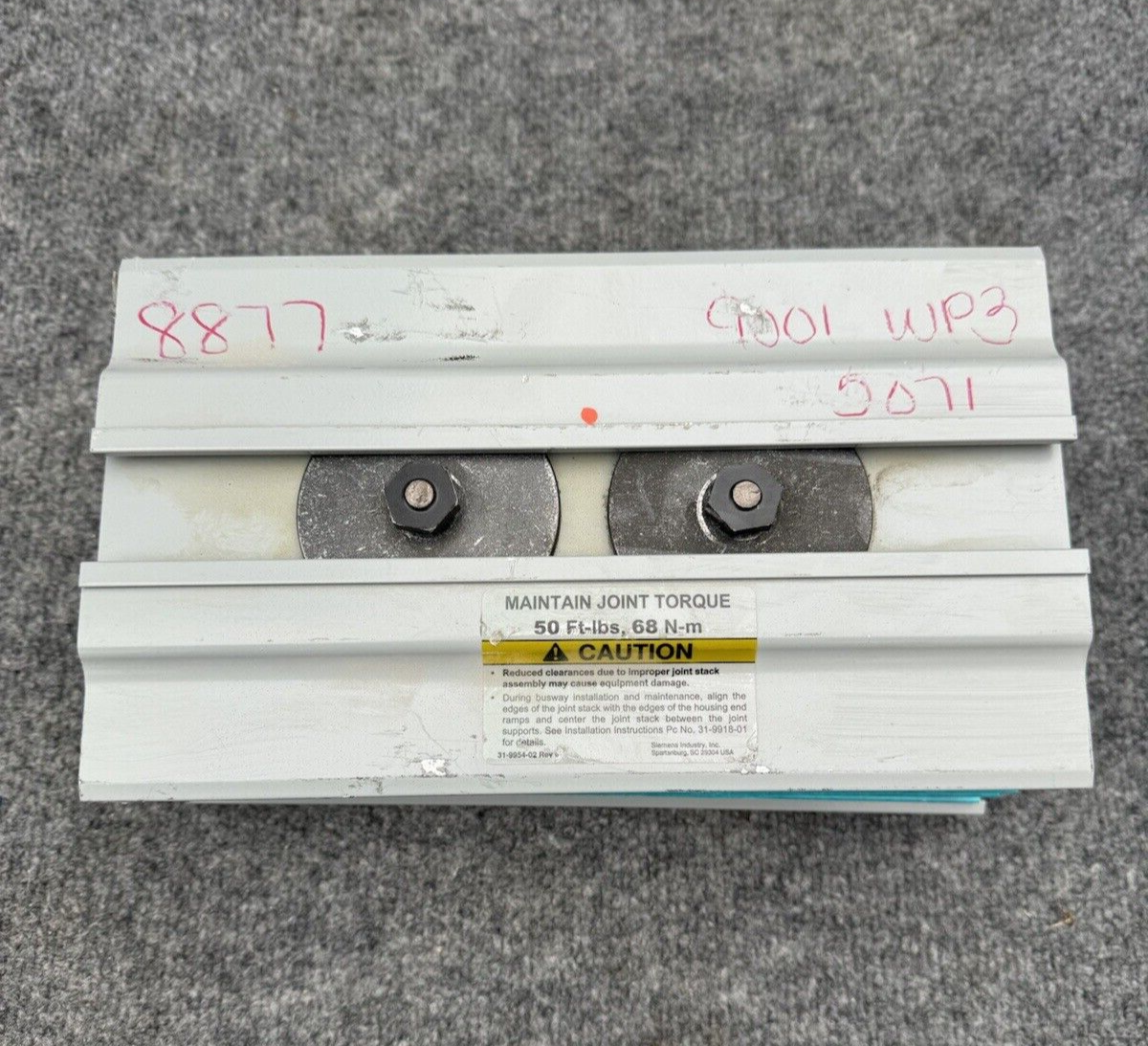 Siemens Sentron 2000A 600V 3 Phase 4 W Busway Joint Stack Used | eBay