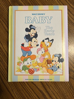 Vintage Rare 1983 Walt Disney Baby The Early Years Baby Record