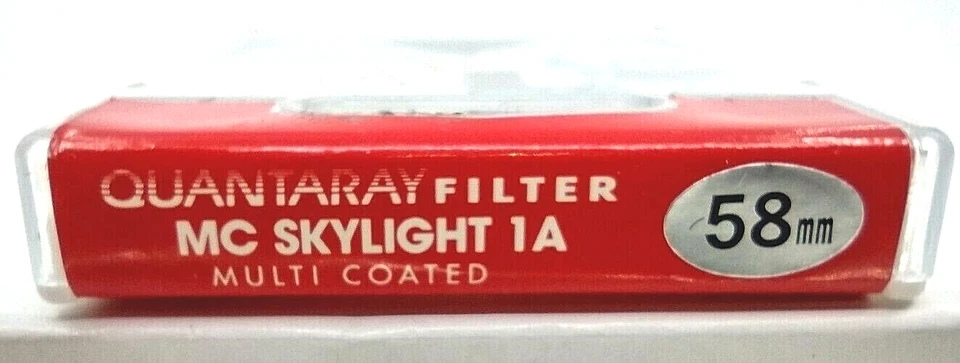 58mm Lens Filter MC Skylight 1A Glass Japan Quantaray SL-1A Multi-Coated - Image 3 of 3
