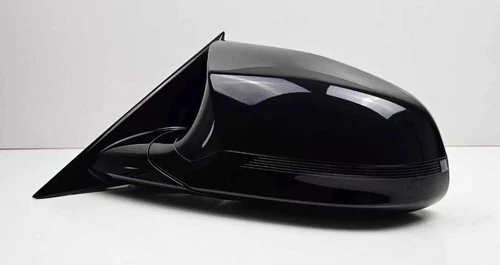 BMW M3 F80 2015 LEFT PASSENGER WING MIRROR 5PIN POWER FOLD BLACK C0176103U6680