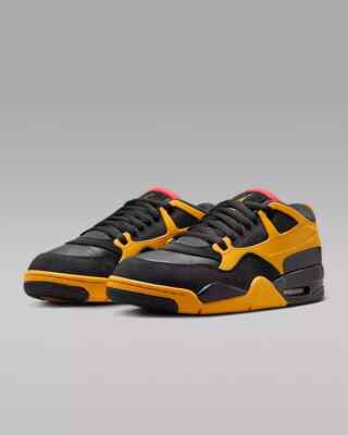 Nike Air Jordan 4 RM Bruce Lee Men's Shoes Black/Yellow FQ7939 007 Size 10 New