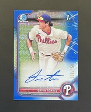 2022 1st Bowman Chrome Mojo Gavin Tonkel Auto /150 Philadelphia Phillies