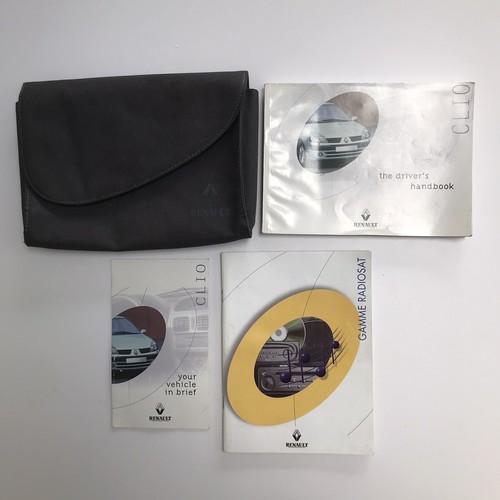 Renault CLIO Betriebsanleitung Handbuch Radio Guide & Wallet Pack 2001-2006 Mk2 II 2