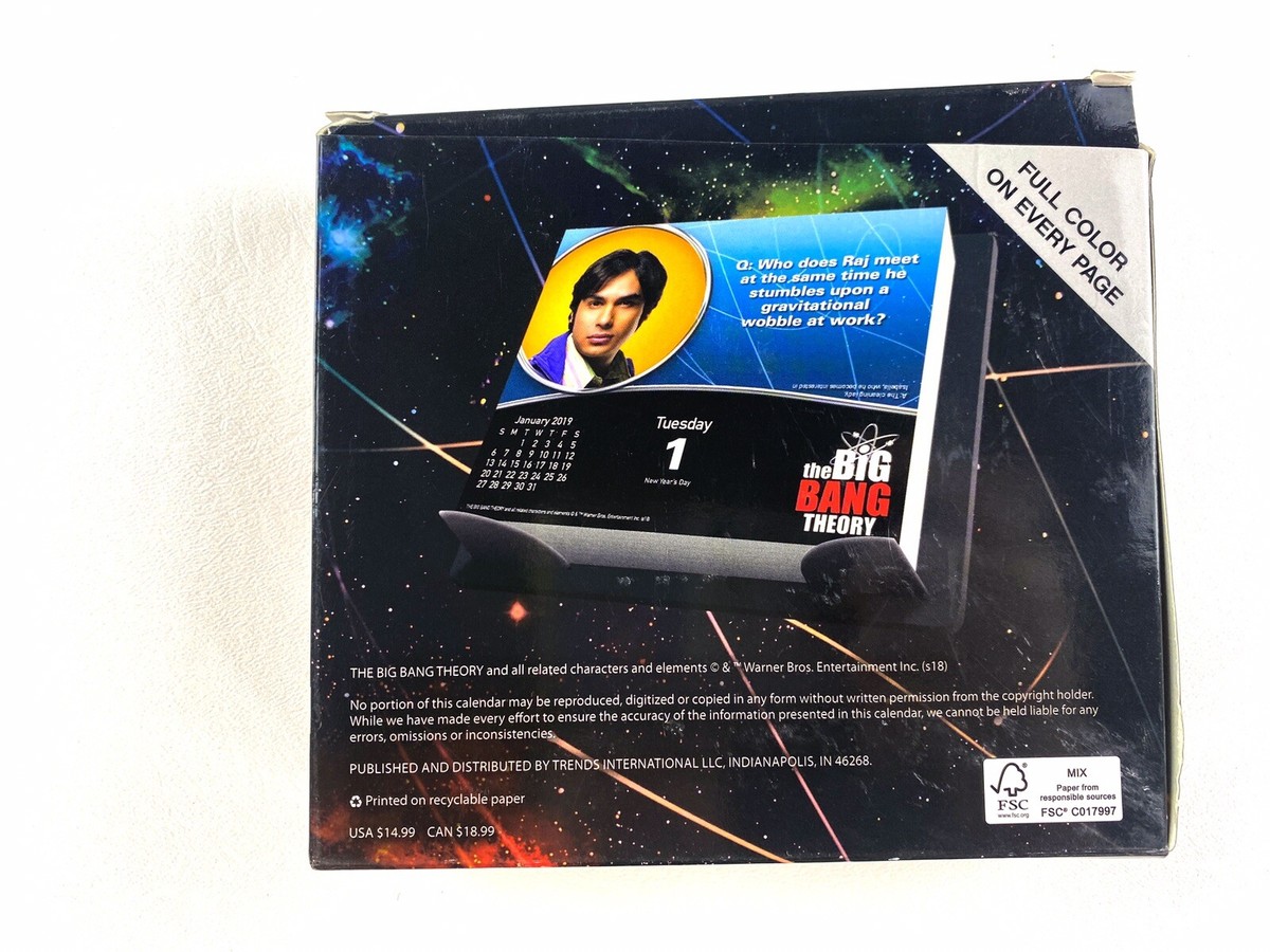 The Big Bang Theory 20219 Day-at-a-Time Calendar By DateWorks