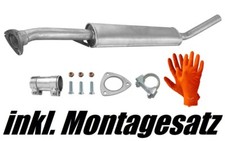 Ferroz Endschalldämpfer Für Lada Niva 2121 - Kompatibel Ab 1996 Mit Montagesatz