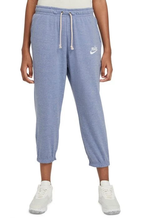 Nike Women's Gym Vintage Capris Sweatpants SIZE medium Ashen Slate grey -  $19 - From Natalie